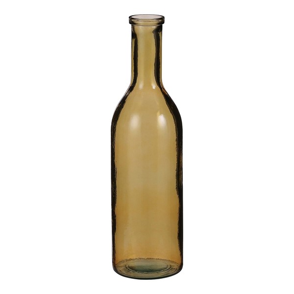 Mica Decorations Rioja Glasflasche - H50 X Ø15 Cm - Recyceltes Glas - Ocker-image
