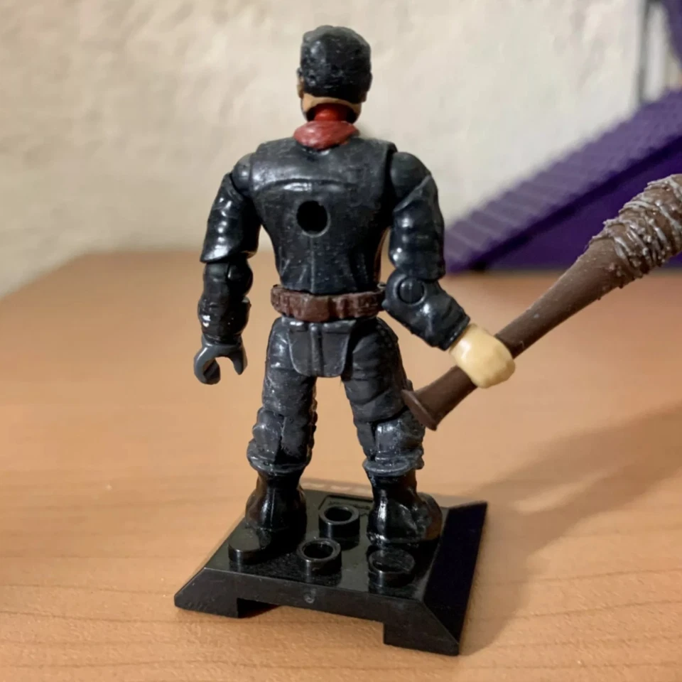 Mega Construx The Walking Dead Negan *Custom* With Lucille! - Image 3 of 4
