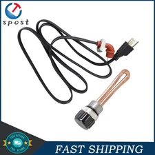 For Ford 2003-10 6.0L Powerstroke Diesel Engine Block Heater Element &Cord Cable