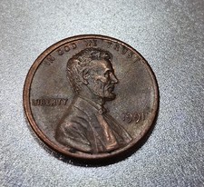 1981 Lincoln Cent - No Mint Mark, Doubled Die With Many Other Errors