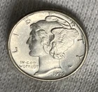 1939-D !!Brilliant Uncirculated!!Mercury SILVER Dime!!FULL BANDS!!!FREE SHIPPING