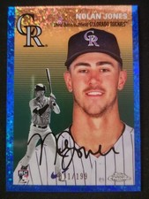 2023 Topps Chrome Platinum Anniversary /199 Nolan Jones #37 Rookie RC