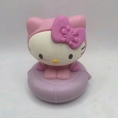 Sanrio Hello Kitty Pink Plastic Figurine McDonald's 2011 Cartoon Collectible