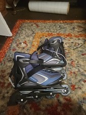 Rollerblade Zetrablade Womens Size 8 US Inline Skate Blue Gray Bio Dinamic