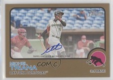 2022 Heritage Minor League Edition Gold Border 17/25 Michel Triana Auto 0j81