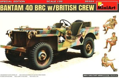 MiniArt 35324 1/35 Bantam 40BRC w/British Crew. Special Edition (Plastic model)