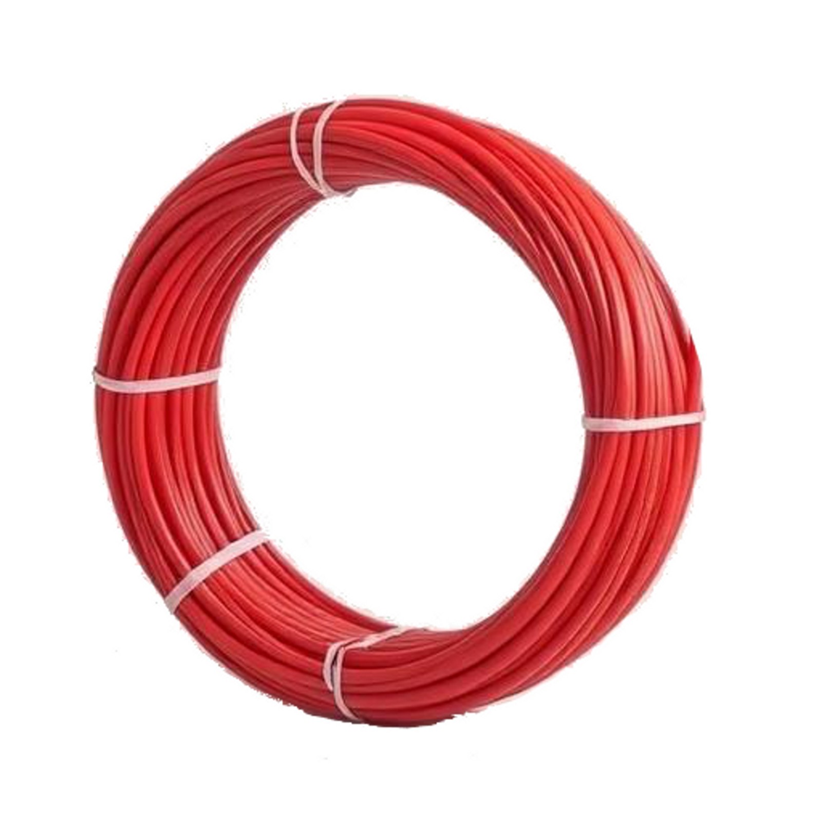 50m coil of 4.0mm² red solar PV cable IEC 62930, H1Z2Z2-K and TUV