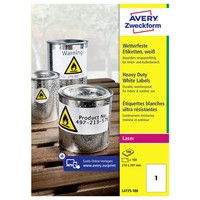100Er Multipack Avery-Zweckform L4775-100 Folien-Etiketten 210 X 297 Mm