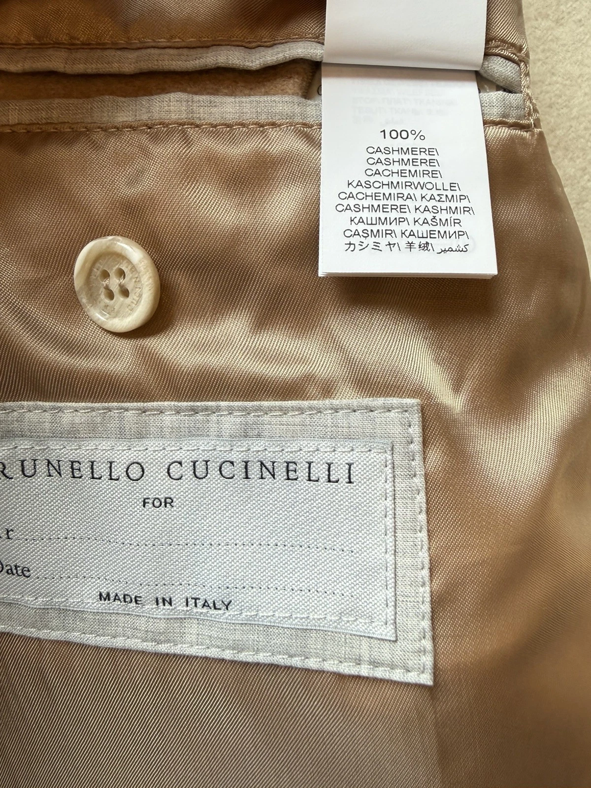 Brunello Cucinelli Cashmere Shirt Jacket, Double Face, Size 48 (medium). $10,950 image 10