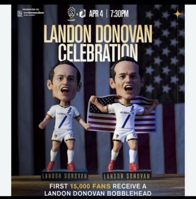 RARE Landon Donovan USA Flag Bobblehead LA Galaxy Limited Supply
