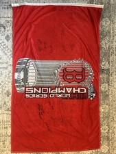 Boston Red Sox 2013 World Series Champions Flag Signed Bradley Jr. Farrell