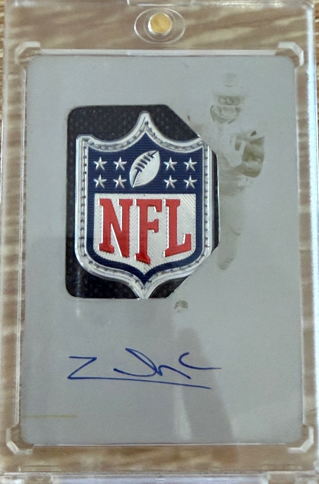Zach Charbonnet Panini National Treasures Rookie Material Signatures Rps #36 Black Printing Plate 1/1