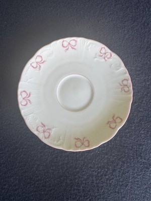 Vista Alegre Ruban Pink Bow Detailing TeaCup Saucer 5.5'' SAUCER ONLY Replacement