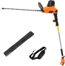 GARCARE Electric Hedge Trimmers, Corded 4.8A Pole Hedge Trimmer with 18 Inch Las