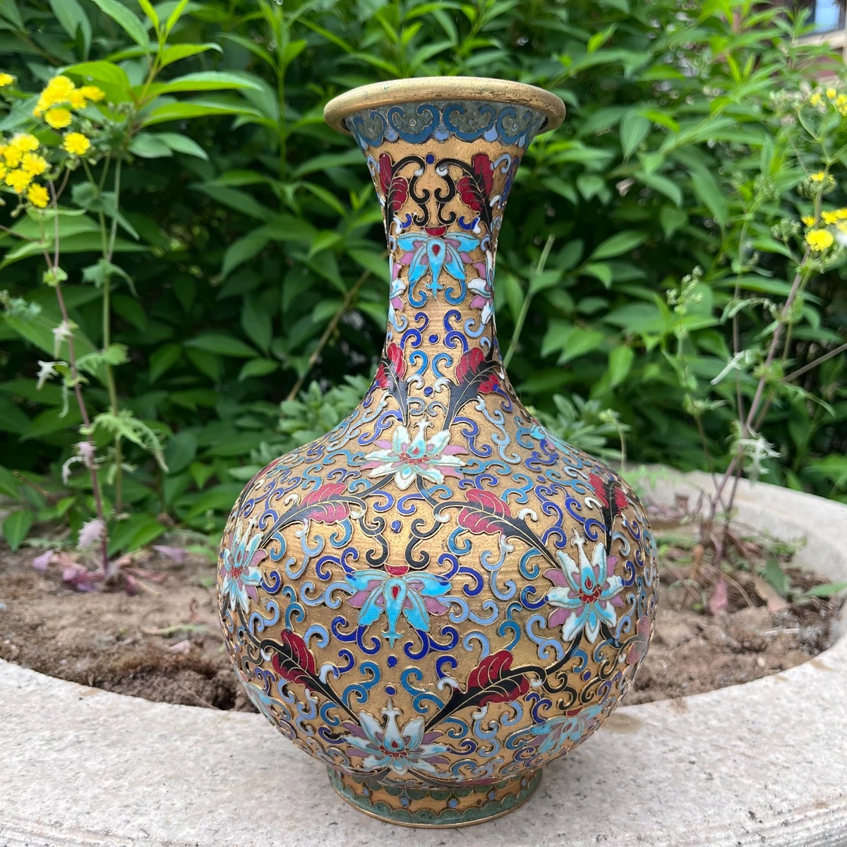 景泰蓝花瓶| eBay