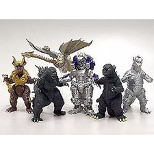 Complete set of 6 HG Godzilla 9