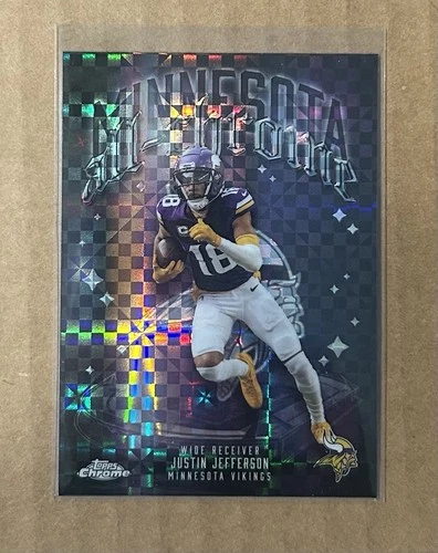 2025 Topps Chrome Justin Jefferson Base (RAW)