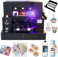 A4 L805 UV Printer UV Flatbed Printer w/ Bott...