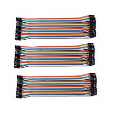 10cm Breadboard Jumper Wires Male to Female Ribbon Cables Lead Kit for Arduino K