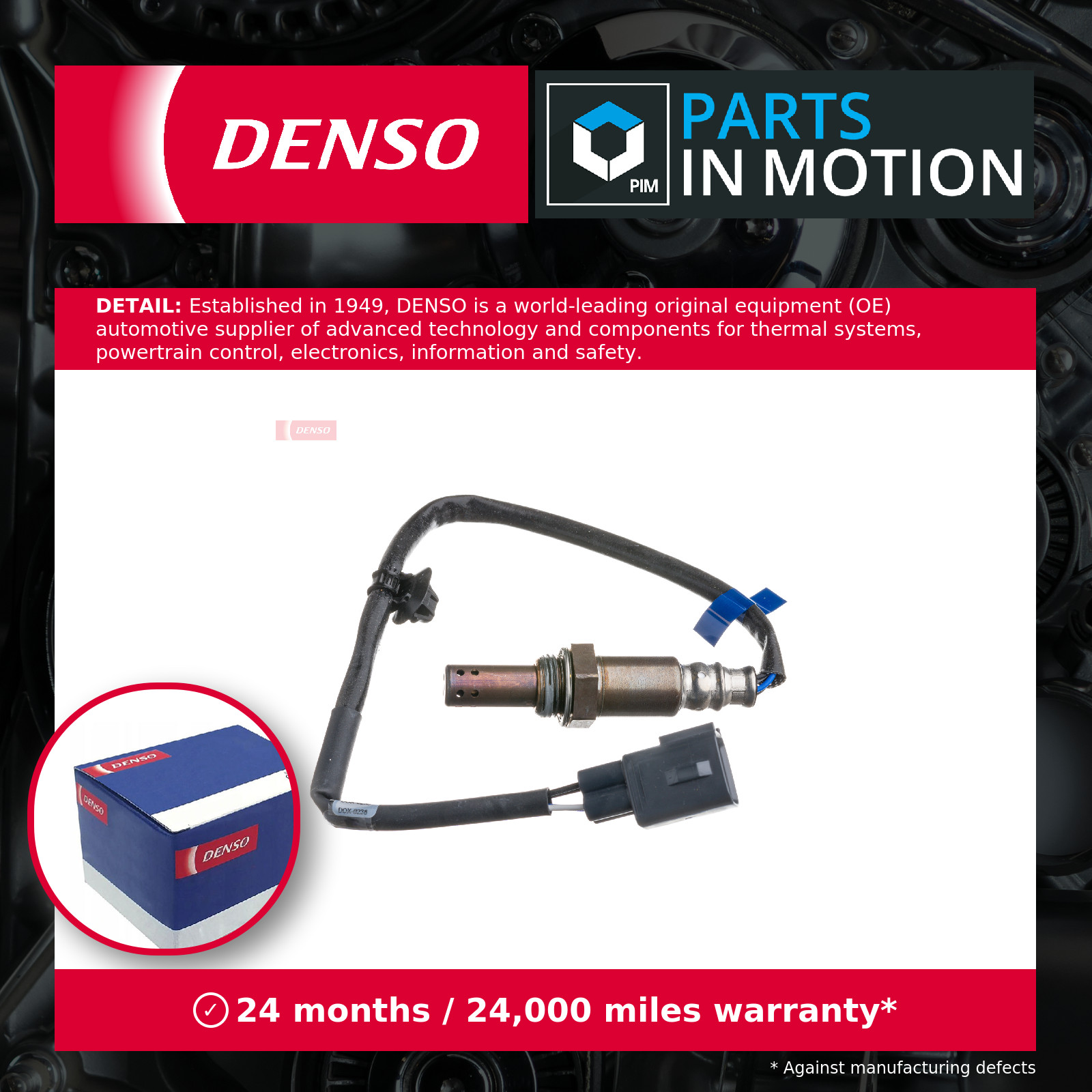 Oxygen Sensor 4 Pins Fits Lexus GS LS SC Toyota Avensis Camry DENSO DOX0238 - Image 3