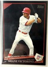2009 Topps - Postseason Highlights Shane Victorino #191 Black