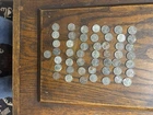 1943 STEEL LINCOLN WHEAT CENT PENNY ROLL (50 coins) STEEL PENNY, good condition