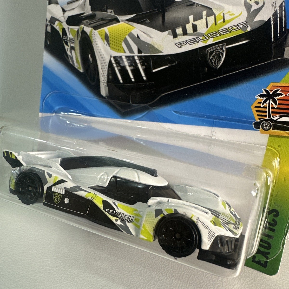 Hot Wheels Peugeot 9x8 Hypercar White #174/250 HW Exotic 2/5 | eBay