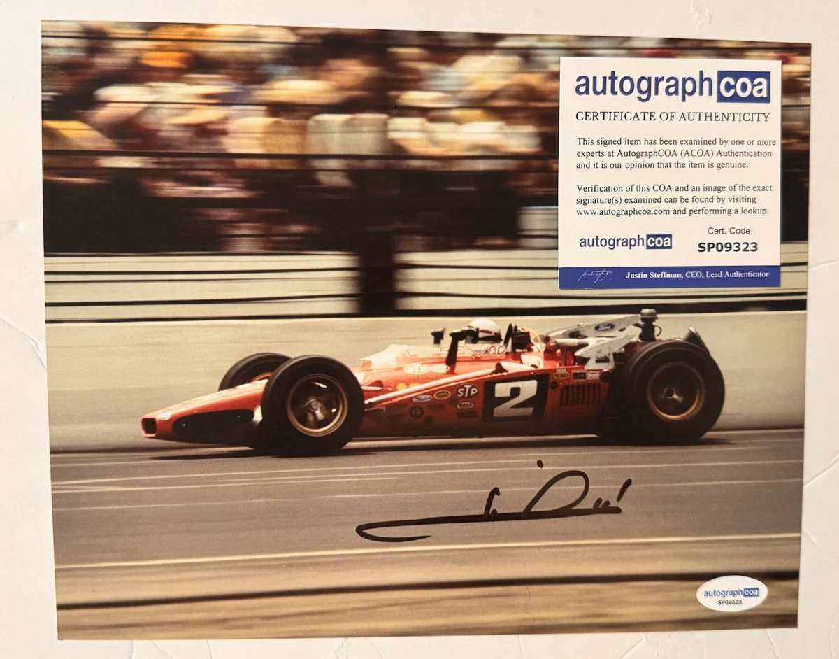 Carte Autographe Originale Signée Mario Andretti - Formule 1 - A 127896