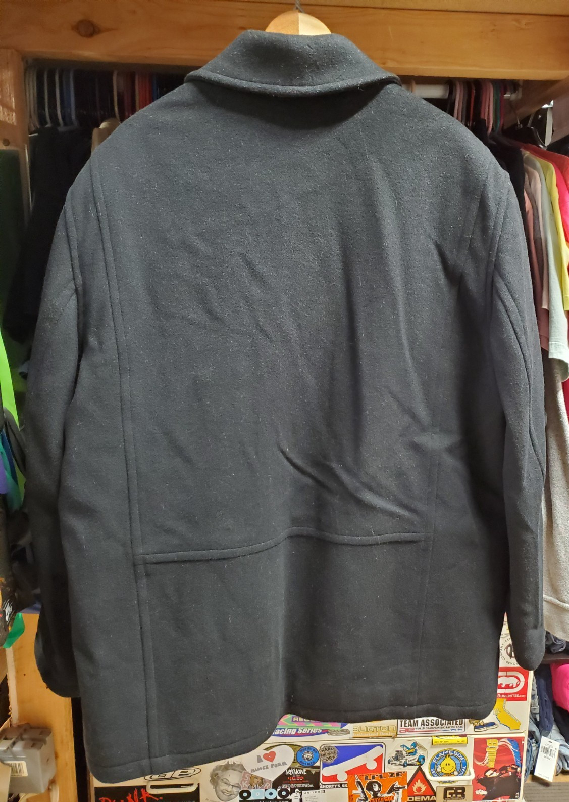 MILLENIUM COLLECTION Cashmere Wool Bomber Black I… - image 12