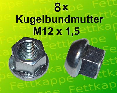 Radmutter M12x1,5 Ausführung Kugelbund. Hier Bestellen