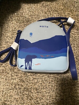 STAR WARS Hoth MINI Backpack Coin LOUNGEFLY PURSE BAG Disney NWT