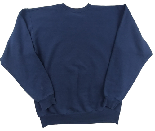Walt Disney World Hanes Logo Jumper Adults Sz S Navy Long Sleeve Crew Neck 2015 - Picture 5 of 10