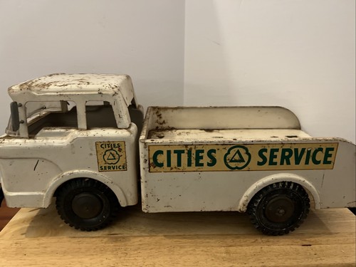 Vintage 1950s Cities Service Pressed Metal Truck - RARE - Picture 2 of 13