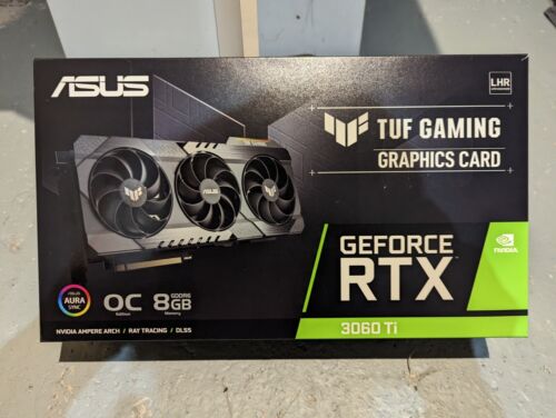 ASUS TUF Gaming GeForce RTX 3060 Ti OC V2 LHR 8GB GDDR6 Graphics Card - Afbeelding 1 van 5