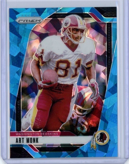 Art Monk 2024 Panini Prizm Blue Ice #294 Washington Redskins 27/99