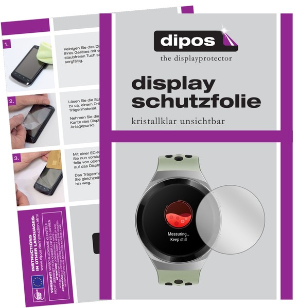 6X Schutzfolie FüR Huawei Watch Gt 2E Klar Displayschutzfolie Display Schutz-image