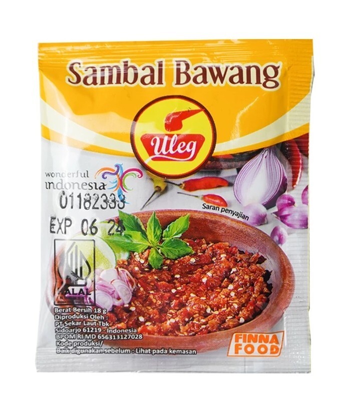 Uleg, Indonesian Seasoning, 10sachet, Sambal Bawang (Pack of 1) | eBay