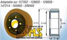 BT SWE 120 ROUE MOTRICE 215 70 60 mm TRANSPALETTE ELECTRIQUE GERBEUR