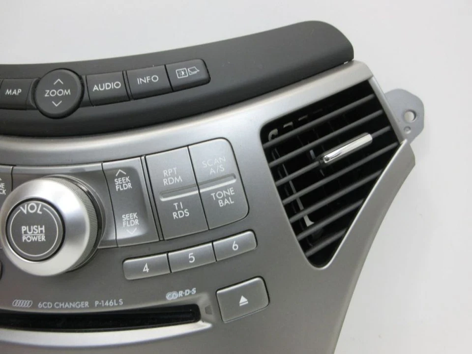 Unidad de control de aire acondicionado elemento operativo panel de radio compatible con Subaru Foto 4 de 4