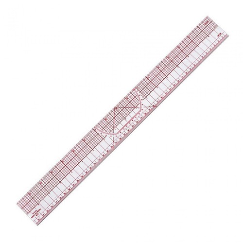 Grading Ruler Sewing Ruler Quilting Ruler 18 inch B95 Multifuctional Clear - Picture 2 of 7