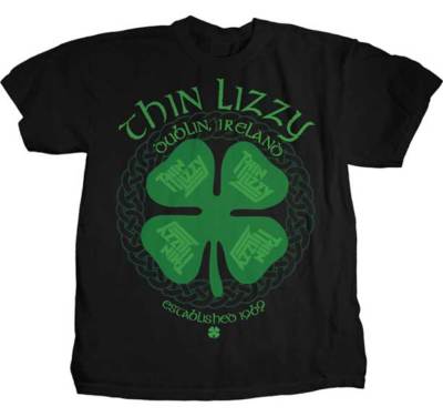 May Forth 皐月肆天 Tee XL THIN LIZZY Four Leaf clover T SHIRT S-M-L-XL-2XL New