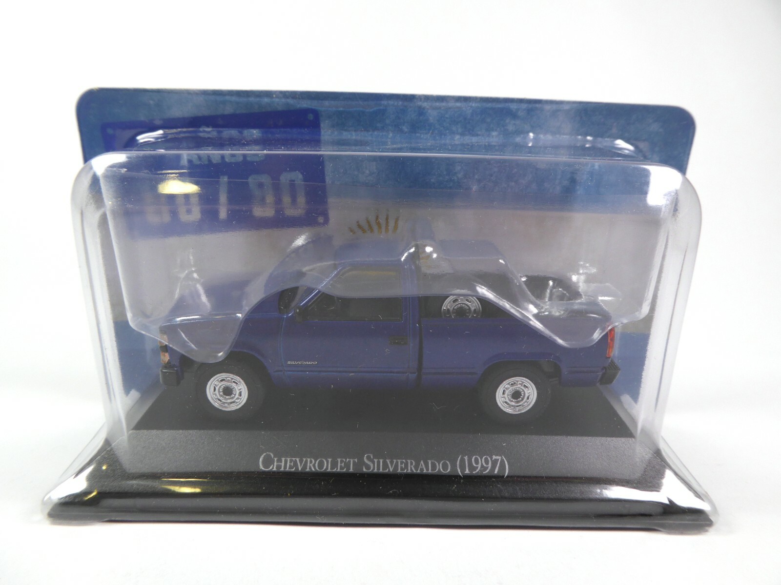 Modèle Réduit 1/43 CHEVROLET Silverado 1997 Pick-up - SALVAT Argentine - Bleu - Neuf En Boîte