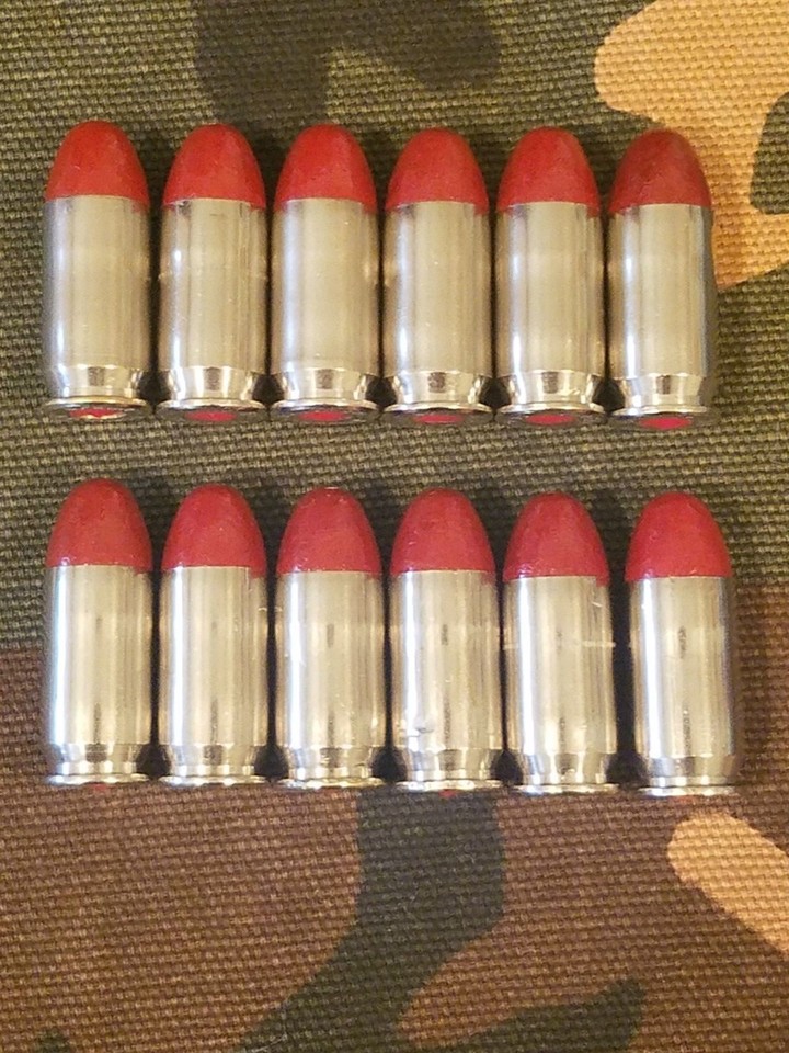 Snap Caps Nichel 230gr Set Di 12 Tappi A Scatto 45 ACP - Blu E Nichel, Peso 230 Gr, Per Esercitazione E Manutenzione Calibro .45 - Foto 11