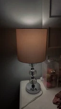 Crystal Pink Bedroom Lamp
