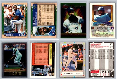 #ad Joe Carter 4 Card Lot Blue Jays Indians Padres $4.99
