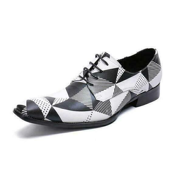 SAOLA Scarpe Oxford da uomo casual a punta in pelle abito da lavoro matrimonio formale