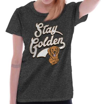 Dog Lover Golden Retriever Doodle Lab Gift Womens Top Junior Graphic Tee