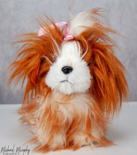 Battat Shih Tzu Yorkshire Terrier Yorkie Brown White Puppy Dog Stuffed Plush Toy