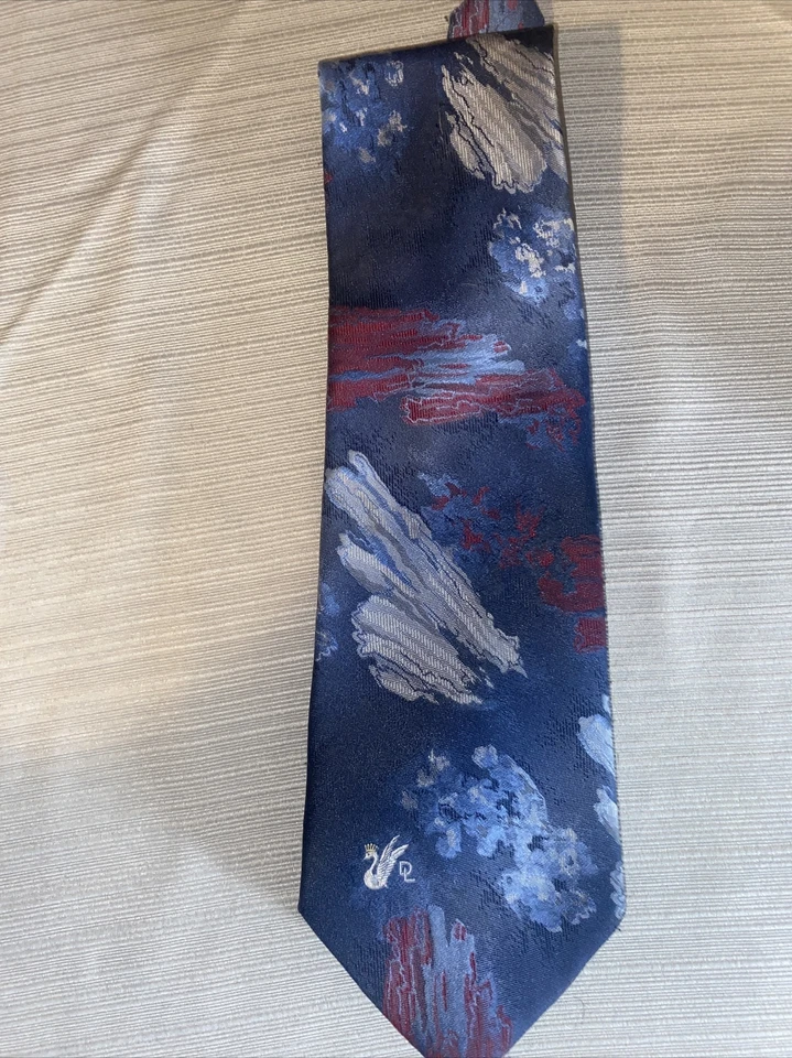 Lot of 3 Don Loper Beverly Hills Vintage Silk Blend and Poly Wide Ties - Image 3 of 4