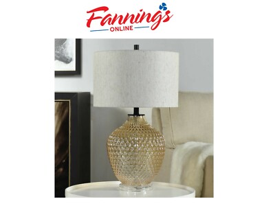 Stylecraft Valetta Glass Table Lamp 16'' W X 27.5'' H , Bent Shade